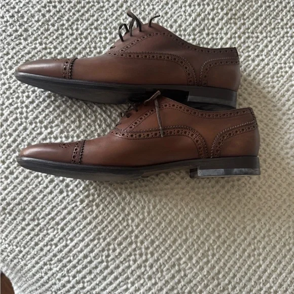 Salvatore Ferragamo Brown Oxford Shoes